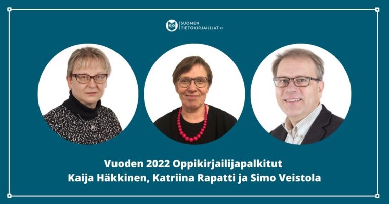 Vuoden 2022 Oppikirjailijapalkinnot on jaettu
