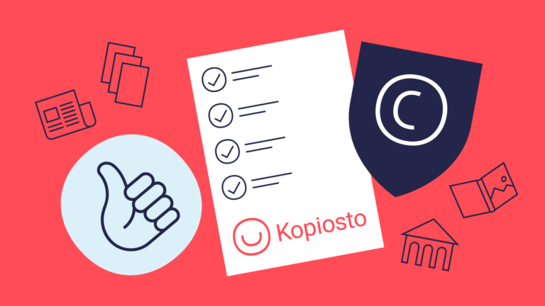 Kopiosto varmistaa