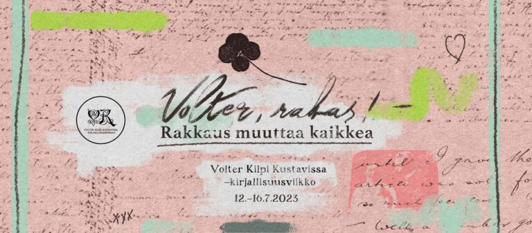 Volter Kilpi Kustavissa -viikon Tietokirjapäivää vietetään 14.7.2023