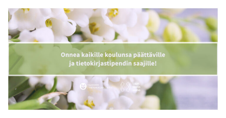 Tietokirjastipendejä jaettiin jälleen kevätjuhlissa ympäri maan