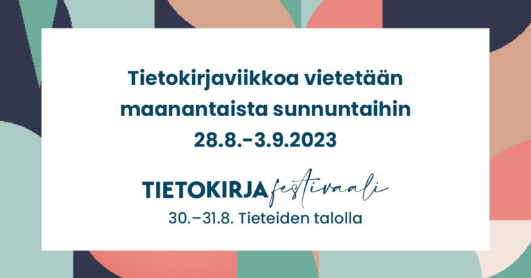Ensi viikolla vietetään tietokirjaviikkoa