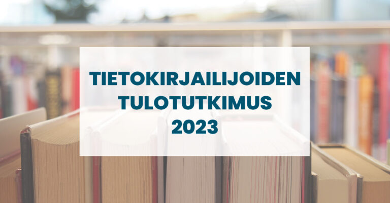 Kirjailijoiden tulot jyrkässä laskussa