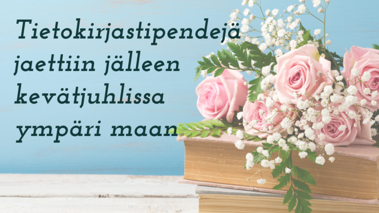 Tietokirjastipendejä jaettiin jälleen kevätjuhlissa ympäri maan