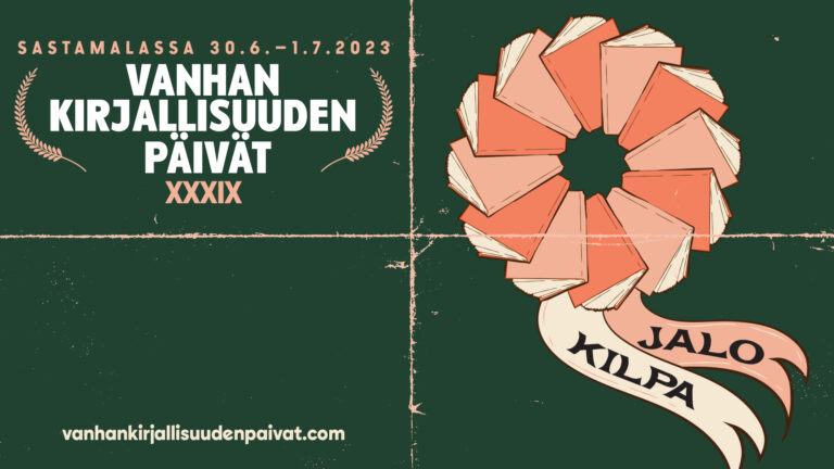 Tietokirjallista ohjelmaa Vanhan kirjallisuuden päivillä Sastamalassa