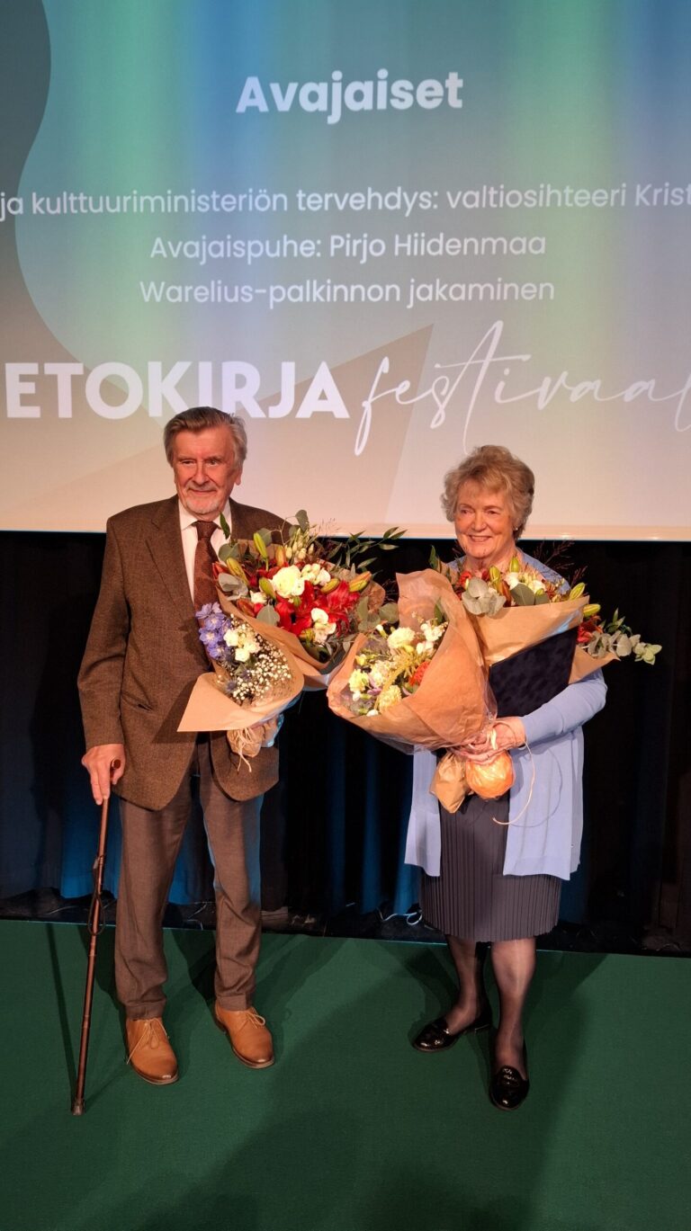 Warelius-palkinnot Liisa Keltikangas-Järviselle ja Juhani Salokantelelle